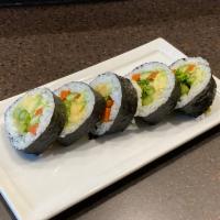 Vegetable Roll · Asparagus, avocado, cucumber, gobo, and kaiware sprouts.