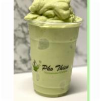Avocado Smoothie · Whole avocados blended with condense milk. Add tapioca pearls for an additional charge.