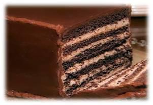 Chocolate Ganache Torte · With Fresh Whipped Cream