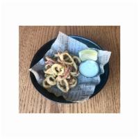 Crispy Calamari · Served with homemade tartar sauce