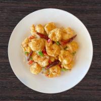 *NEW* Salt & Pepper Shrimp · Lightly battered, wok-seared with bell peppered, white onions, and jalapenos w/ salt and pep...