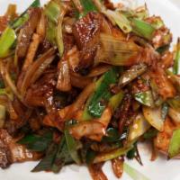 Double Cooked Sliced Pork · Spicy