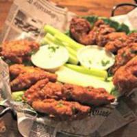 Chicken Wings  · 6 or 12 breaded wings served with choice of sauce: Buffalo, bbq, sweet and spicy or jerk. 