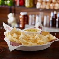 Homemade Queso with Fresh Tortilla Chips · 