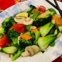 Vegetables Delight · Mixed vegetables in white sauce. Gluten Free. Vegan
