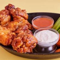 BBQ Wings · Classic Bone-In Chicken Wings, smothered in our delicious BBQ sauce.