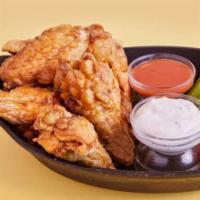 Gojuchang Wings · Classic Bone-In Chicken Wings, with our delicious Gojuchang sauce.