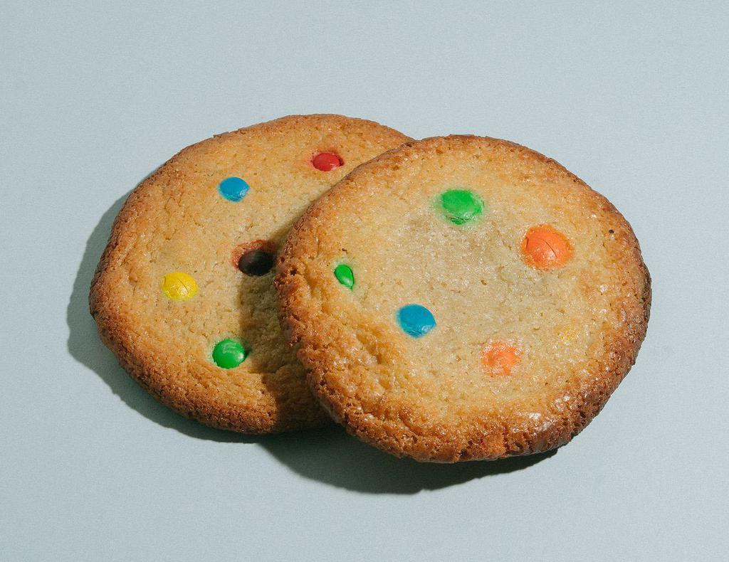 M+M’s Cookie · Freshly baked cookies + the most famous candy in the world.  ’Nuff said