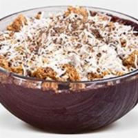 Acai Coconut Bowl · Organic unsweetened acai, vanilla whey, coconut milk, & coconut water, topped with coconut f...