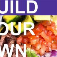 Build It · Build your own bowl, salad, or wrap! At protein house we build it like you want it. five veg...