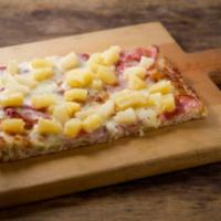 Hawaiian Pizza (large) · Fresh mozzarella, ham and pineapple.