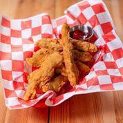 Chicken Tenders Dinner · Chicken breast tenders with french fries, Texas toast and choice of gravy, ranch or hickory ...
