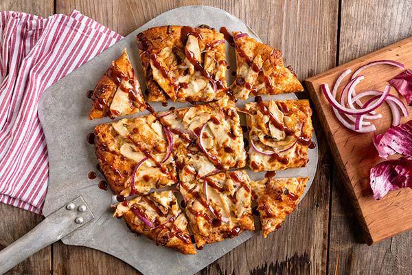 Individual BBQ Chicken  · 9 Slices. Grilled chicken, our 3-cheese blend and red onions atop a layer of BBQ sauce, with a drizzle of even more BBQ.