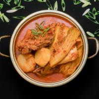 Spicy Pork Bone Stew with Kimchi · 김치 등갈비 찜