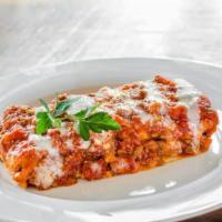 Tray of Lasagna · With beef and pork bolognese sauce, bechamel cream and Parmigiano Reggiano.

Please be aware...
