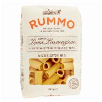 Rigatoni Rummo · Dried pasta.