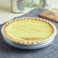 Custard (Whole) · Classic custard pie in a flakey pie crust sprinkled with nutmeg.