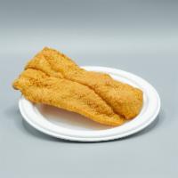 1 LB. Catfish Fillet · Two whole catfish, covered in southern seasoned flour and fried to  a golden crisp. fried