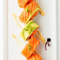 Sunkissed Roll  · Spicy tuna roll, fresh salmon and avocado.