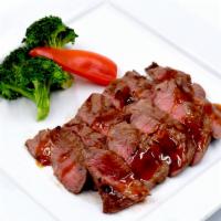 Beef Teriyaki  · Charbroiled beef and teriyaki sauce. Beef will be cooked well-done, unless requested otherwi...