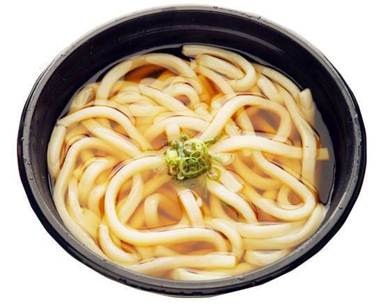 Udon Hot · Hot soup with green onions.
