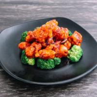 M10. General Tso's Chicken · Deep fried with sweet and spicy sauce.