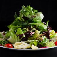 Artichoke Barigul Salad · Mixed greens, cherry tomatoes, artichoke barigul, radish, lemon fillet, cilantro, dressed in...