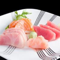 Sashimi · 2 Pieces of raw fish.