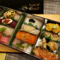 Sushi Omakase · 12 pieces of our Signature Preparation Sushi.
Selected carefully by our Head Chef. 
Please l...