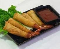 Deep Fried Shrimp Rolls · Cooked in oil.