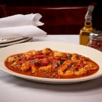 Shrimp Fra Diavolo · Shrimp Sautéed in a Spicy Marinara Sauce w/ White Wine & Fresh Herbs