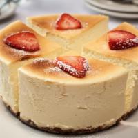 Italian Cheesecake  · Our Homemade Italian Cheese Cake w/ Creamy Ricotta above a Marble Chocolate Pound Cake Crust...