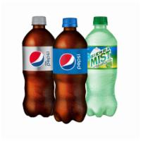 Pepsi Sodas - 20oz Bottle · Select a delicious and refreshing Pepsi 20oz soda to complete your meal.
