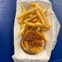 41. Kids Hamburger  · Grilled or fried patty on a bun. 