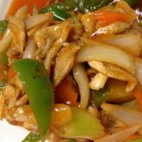Sweet and Sour · Sauteed with celery, scallion, onion, baby corn, carrot, pineapple, bell pepper and sweet an...