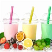 Bubble Tea · Our popular blended bubble teas in your choice of flavors.