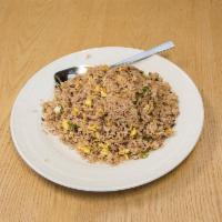 Egg Fried Rice with Green Onion · 