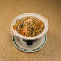 Emperor's Fried Rice · Alaska king crab leg & shredded scallop. 