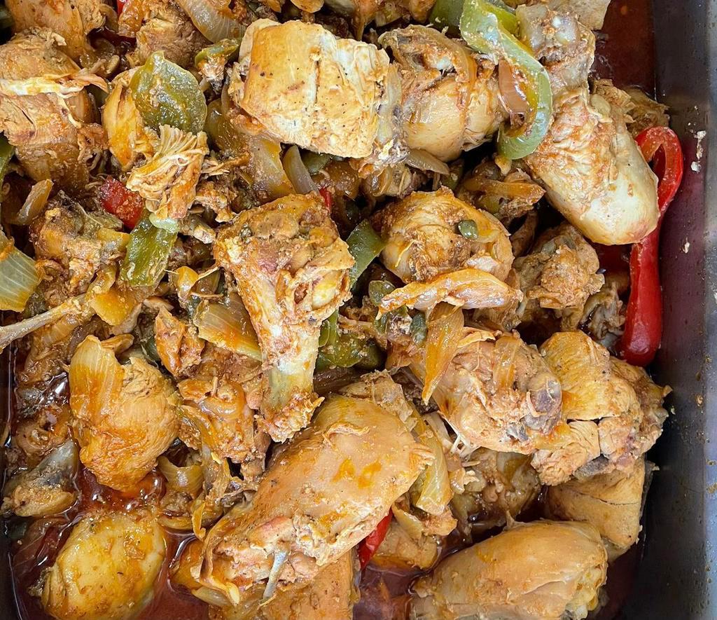 STEW CHICKEN/POLLO GUISADO  · ALL NATURAL CHICKEN PERFECTLY SEASONED WITH DOMINICAN SPICES 