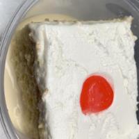 Tres Leches Cake · A SPONGE CAKE SOAKED IN THREE KINDS OF MILK