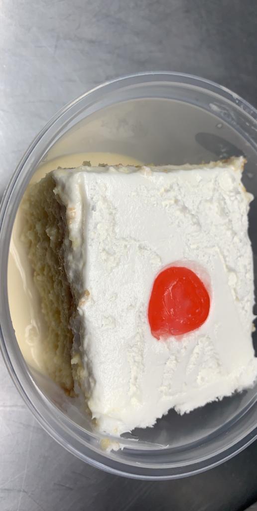 Tres Leches Cake · A SPONGE CAKE SOAKED IN THREE KINDS OF MILK