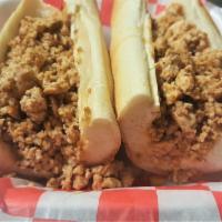 Chicken Cheesesteak · Seasoned chicken steak served on long Italian roll with your choice of cheese.