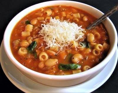 Homemade Soup of the Day (16 oz/Pint)  · TUE: Cannellini Beans w/Orecchiette Pasta.                                         	
WED: Tomato Bisque. 	
THUR: Italian Wedding.  	
FRI: Hearty Vegetable with Pasta.  	
SAT: Spinach & Lentil. 	
SUN: Chicken with Orzo. 	
