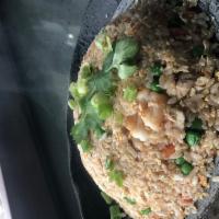 Teasome Fried Rice · Our #1 seller. Fried rice with everything. Rice, eggs, peas, carrots,  with beef, chicken an...
