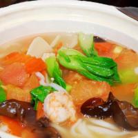 648. 蕃茄煨麵  Tomato Noodle Soup · 
