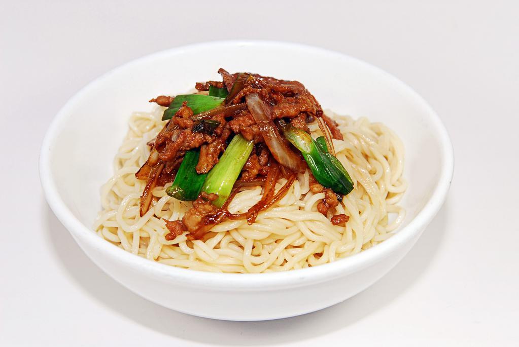 537. 蔥油乾拌麵  Special Noodles with Onion Sauce · 