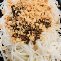 A4. Noodle with Peanuts and Minced Pork · Spicy.