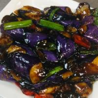 A70. Eggplant with Garlic Sauce · Spicy.