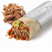 Pork Carnitas Burrito · Mission-style burrito complete with your choice of signature fillings