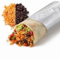 Rice & Bean Burrito · Mission-style burrito complete with your choice of signature fillings